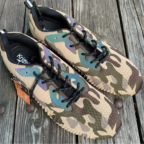 Kricely camouflage trail running outdoors shoes- 11 NWT display picture 1